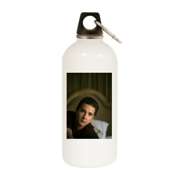 Shia LaBeouf White Water Bottle With Carabiner