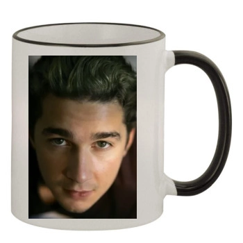 Shia LaBeouf 11oz Colored Rim & Handle Mug