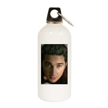 Shia LaBeouf White Water Bottle With Carabiner