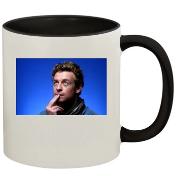 Simon Baker 11oz Colored Inner & Handle Mug