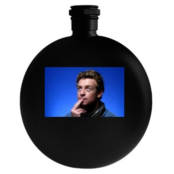 Simon Baker Round Flask