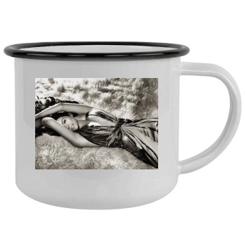 Elizabeth Hurley Camping Mug