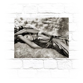 Elizabeth Hurley Metal Wall Art