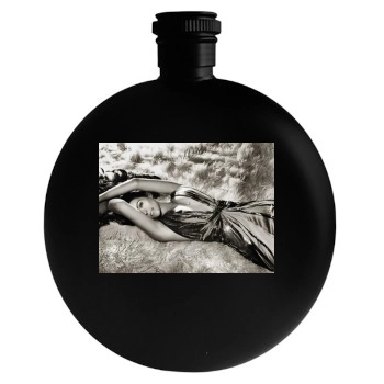 Elizabeth Hurley Round Flask