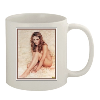 Elizabeth Hurley 11oz White Mug