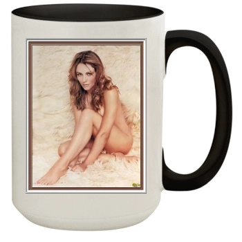 Elizabeth Hurley 15oz Colored Inner & Handle Mug