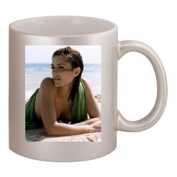 Elizabeth Hurley 11oz Metallic Silver Mug