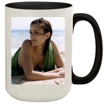 Elizabeth Hurley 15oz Colored Inner & Handle Mug