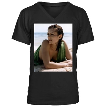 Elizabeth Hurley Men's V-Neck T-Shirt