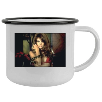 Elizabeth Hurley Camping Mug