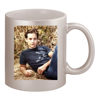 Tobey Maguire 11oz Metallic Silver Mug