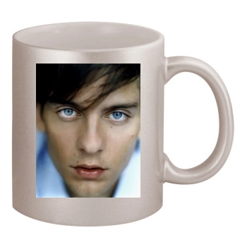 Tobey Maguire 11oz Metallic Silver Mug