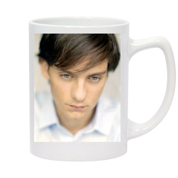 Tobey Maguire 14oz White Statesman Mug