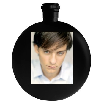 Tobey Maguire Round Flask