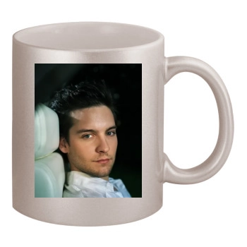 Tobey Maguire 11oz Metallic Silver Mug