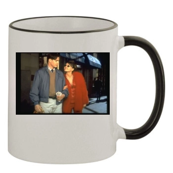 Elizabeth Hurley 11oz Colored Rim & Handle Mug