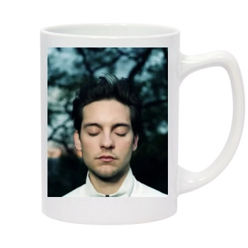 Tobey Maguire 14oz White Statesman Mug