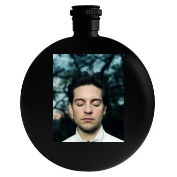 Tobey Maguire Round Flask