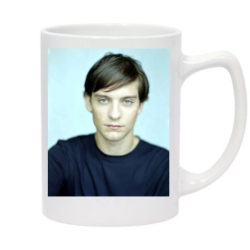 Tobey Maguire 14oz White Statesman Mug