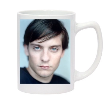 Tobey Maguire 14oz White Statesman Mug