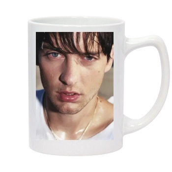 Tobey Maguire 14oz White Statesman Mug