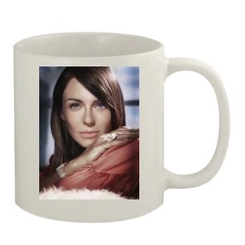 Elizabeth Hurley 11oz White Mug