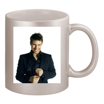 Tom Cruise 11oz Metallic Silver Mug