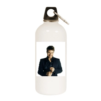 Tom Cruise White Water Bottle With Carabiner