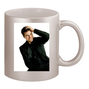 Tom Cruise 11oz Metallic Silver Mug