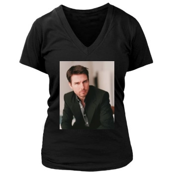 Tom Cruise Women's Deep V-Neck TShirt