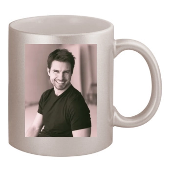 Tom Cruise 11oz Metallic Silver Mug