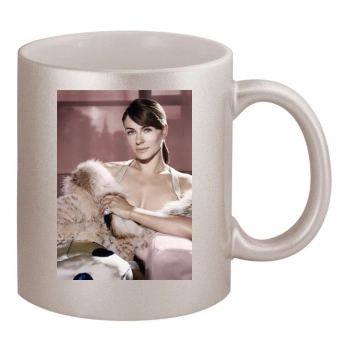 Elizabeth Hurley 11oz Metallic Silver Mug