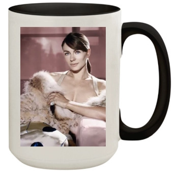 Elizabeth Hurley 15oz Colored Inner & Handle Mug