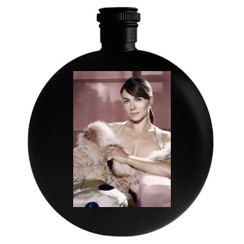 Elizabeth Hurley Round Flask