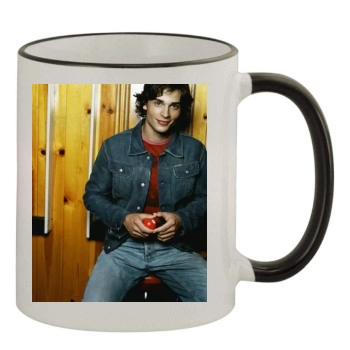 Tom Welling 11oz Colored Rim & Handle Mug