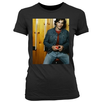 Tom Welling Women's Junior Cut Crewneck T-Shirt