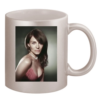 Elizabeth Hurley 11oz Metallic Silver Mug