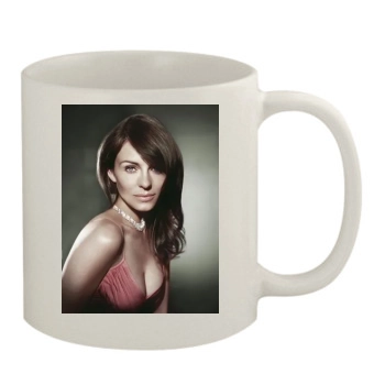 Elizabeth Hurley 11oz White Mug