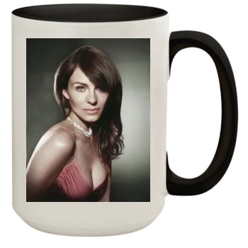 Elizabeth Hurley 15oz Colored Inner & Handle Mug