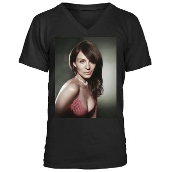 Elizabeth Hurley Men's V-Neck T-Shirt