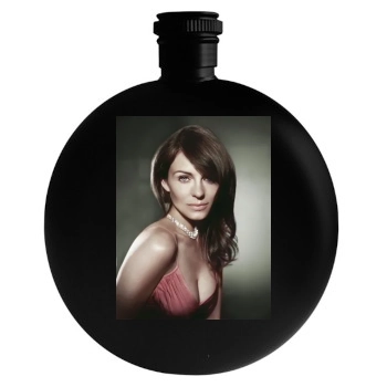 Elizabeth Hurley Round Flask