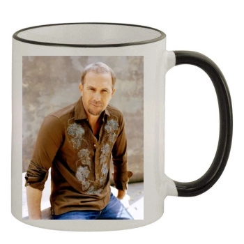 Kevin Costner 11oz Colored Rim & Handle Mug