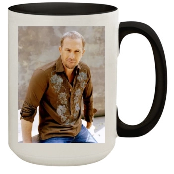 Kevin Costner 15oz Colored Inner & Handle Mug