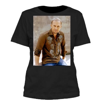 Kevin Costner Women's Cut T-Shirt