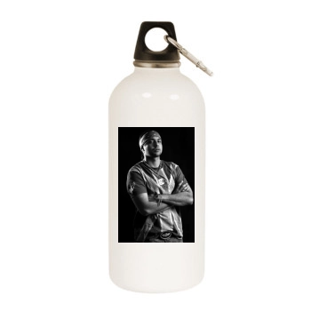 Sean Paul White Water Bottle With Carabiner