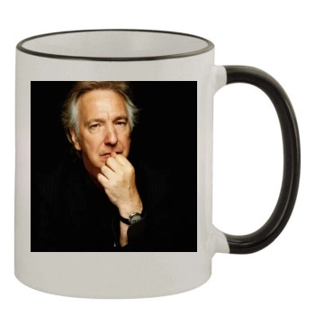 Alan Rickman 11oz Colored Rim & Handle Mug