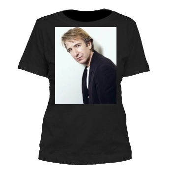 Alan Rickman Women's Cut T-Shirt