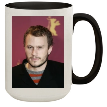 Heath Ledger 15oz Colored Inner & Handle Mug