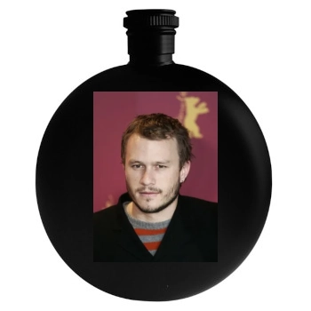 Heath Ledger Round Flask