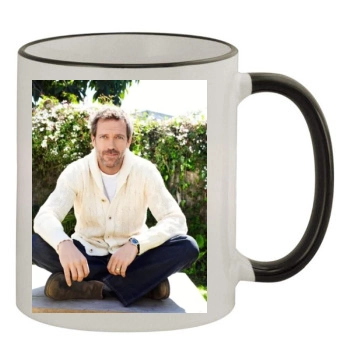 Hugh Laurie 11oz Colored Rim & Handle Mug